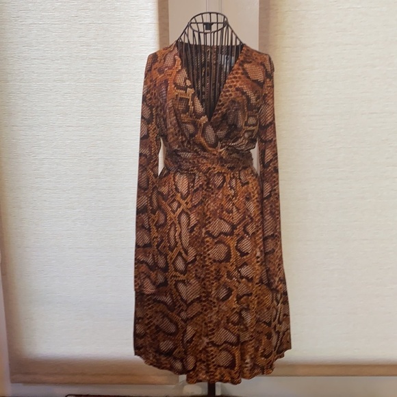 Altuzarra for Target bronze snake print dress - Picture 2 of 6
